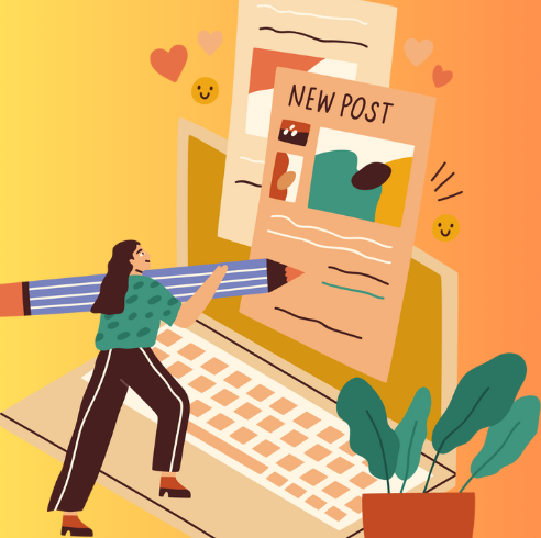 We have to create and post our content regularly.